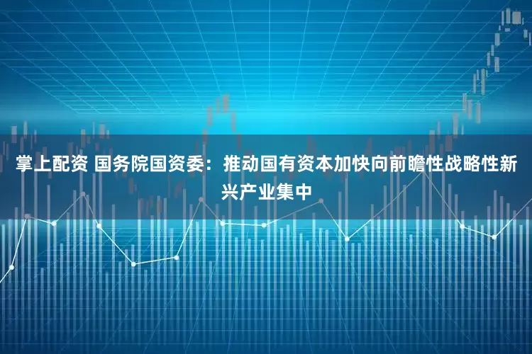 掌上配资 国务院国资委：推动国有资本加快向前瞻性战略性新兴产业集中