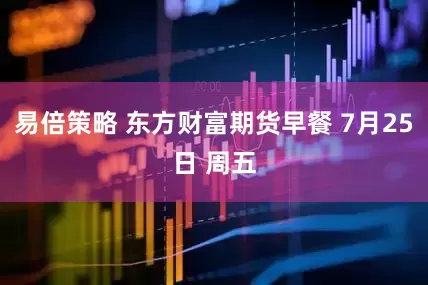 易倍策略 东方财富期货早餐 7月25日 周五