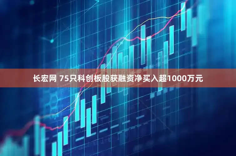 长宏网 75只科创板股获融资净买入超1000万元